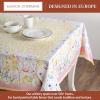 image:imageMaison d Hermine Table Cloth Rectangle Table 100 Cotton 60 x 90 Inches Tablecloth Reusable Decorative for Dining Kitchen Room Farmhouse Home Gifts for Mothers Day Spring Summer  Easter Zest