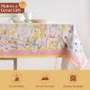 image:imageMaison d Hermine Table Cloth Rectangle Table 100 Cotton 60 x 90 Inches Tablecloth Reusable Decorative for Dining Kitchen Room Farmhouse Home Gifts for Mothers Day Spring Summer  Easter Zest