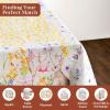 image:imageMaison d Hermine Table Cloth Rectangle Table 100 Cotton 60 x 90 Inches Tablecloth Reusable Decorative for Dining Kitchen Room Farmhouse Home Gifts for Mothers Day Spring Summer  Easter Zest