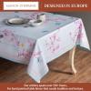 image:imageMaison d Hermine Table Cloth Rectangle Table 100 Cotton 60 x 90 Inches Tablecloth Reusable Decorative for Dining Kitchen Room Farmhouse Home Gifts for Mothers Day Spring Summer  Blossoms in Spring