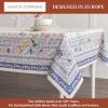 image:imageMaison d Hermine Table Cloth Rectangle Table 100 Cotton 70 x 120 Inches Tablecloth Reusable Decorative for Dining Kitchen Room Farmhouse Home Gifts for Mothers Day Spring Summer  Faience