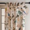 image:imageMaison d Hermine Curtains for Living Room 100 Cotton 108 inch Length One Panel Light Filtering Curtains for Windows with Rod and Loop Pockets Gifts for Mothers Day Hokuzai  Beige 50 W x 108 L