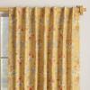 image:imageMaison d Hermine Curtains for Living Room 100 Cotton 96 inch Length One Panel Light Filtering Curtains for Windows with Rod and Loop Pockets Gifts for Mothers Day Marquise  Yellow 50 W x 96 L