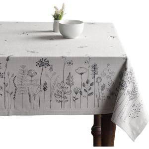 image:imageMaison d Hermine Table Cloth Rectangle Table 100 Cotton 54 x 72 Inches Tablecloth Reusable Decorative for Dining Kitchen Room Farmhouse Home Gifts for Mothers Day Spring Summer  Flore