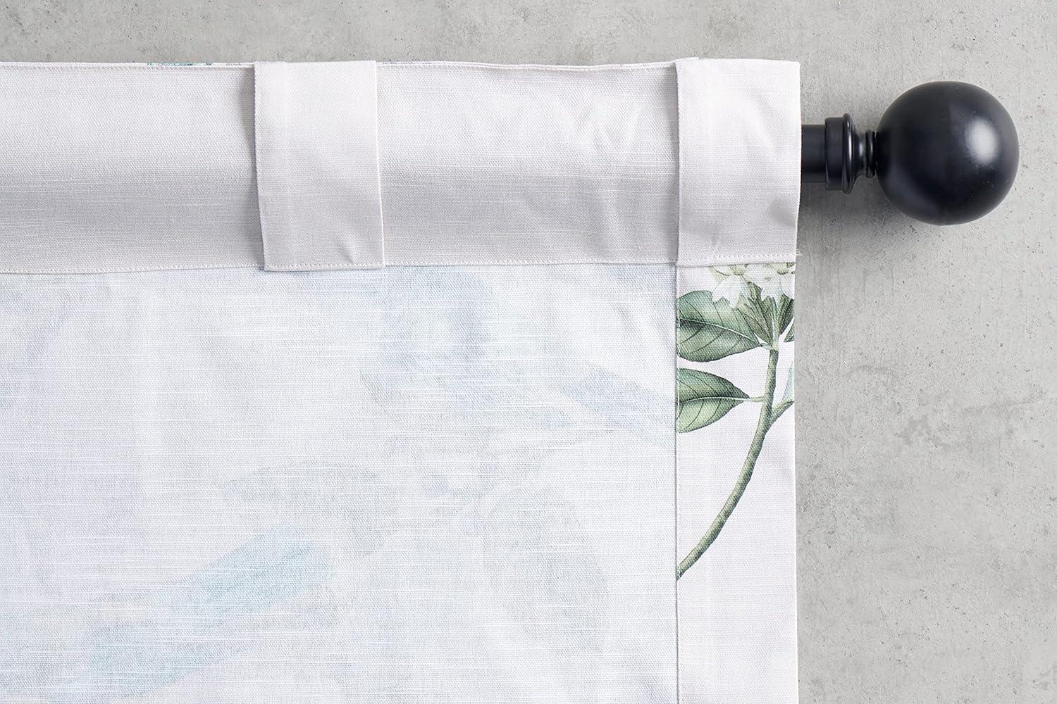 image:imageMaison d Hermine Curtains for Living Room 100 Cotton 96 inch Length One Panel Light Filtering Curtains for Windows with Rod and Loop Pockets Gifts for Mothers Day Solstice  Ecru 50 W x 96 L
