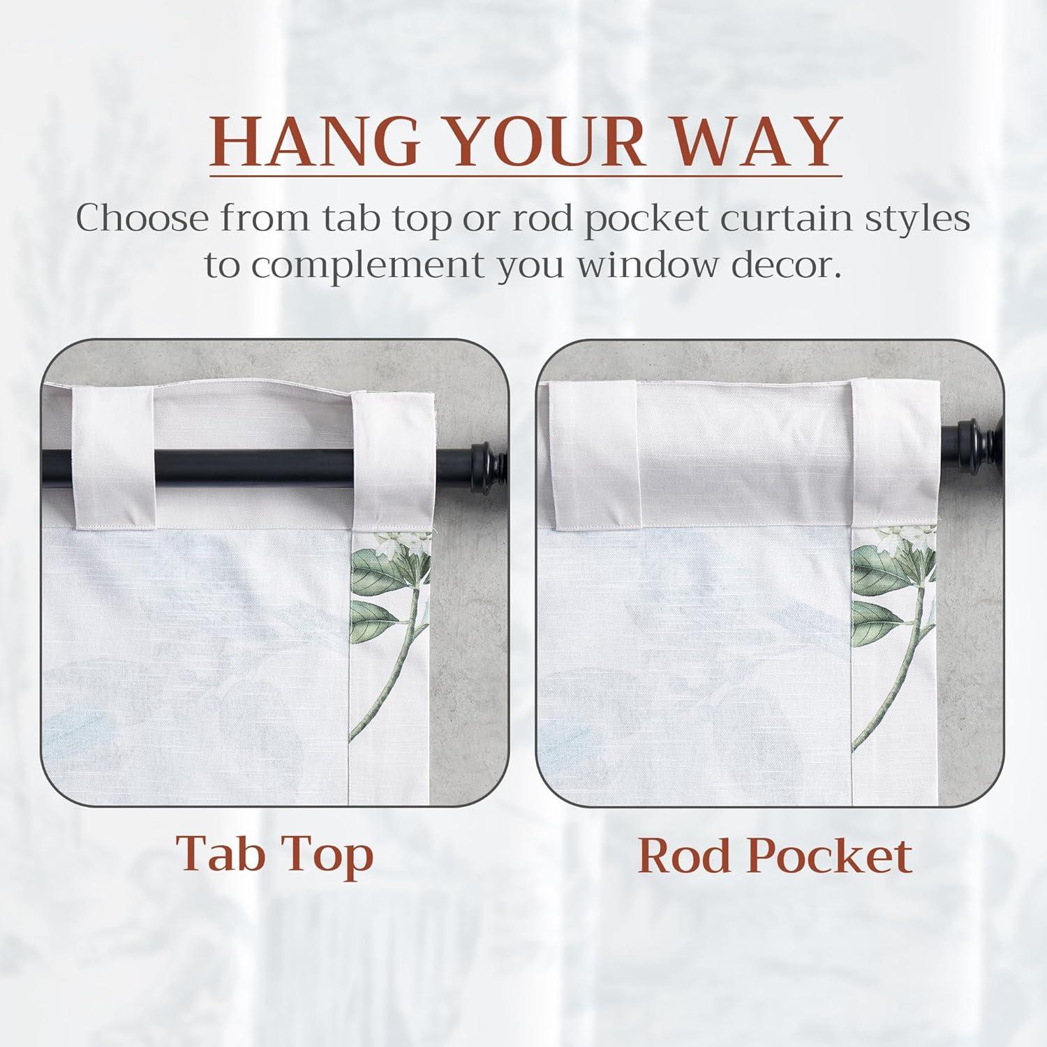 image:imageMaison d Hermine Curtains for Living Room 100 Cotton 96 inch Length One Panel Light Filtering Curtains for Windows with Rod and Loop Pockets Gifts for Mothers Day Solstice  Ecru 50 W x 96 L