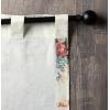 image:imageMaison d Hermine Curtains for Living Room 100 Cotton 108 inch Length One Panel Light Filtering Curtains for Windows with Rod and Loop Pockets Gifts for Mothers Day Abbeville 50 W x 108 L