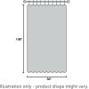 image:imageMaison d Hermine Curtains for Living Room 100 Cotton 108 inch Length One Panel Light Filtering Curtains for Windows with Rod and Loop Pockets Gifts for Mothers Day Equinoxe  Blue 50 W x 108 L