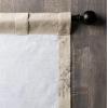 image:imageMaison d Hermine Curtains for Living Room 100 Cotton 124 inch Length One Panel Light Filtering Curtains for Windows with Rod and Loop Pockets Gifts for Mothers Day Turin 50 W x 124 L