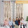 image:imageMaison d Hermine Curtains for Living Room 100 Cotton 84 inch Length One Panel Light Filtering Curtains for Windows with Rod and Loop Pockets Gifts for Mothers Day Villette  Dove Grey 50W x 84L
