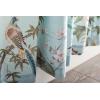 image:imageMaison d Hermine Curtains for Living Room 100 Cotton 96 inch Length One Panel Light Filtering Curtains for Windows with Rod and Loop Pockets Gifts for Mothers Day Hokuzai  Blue 50 W x 96 L