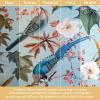 image:imageMaison d Hermine Curtains for Living Room 100 Cotton 96 inch Length One Panel Light Filtering Curtains for Windows with Rod and Loop Pockets Gifts for Mothers Day Hokuzai  Blue 50 W x 96 L
