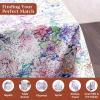 image:imageMaison d Hermine Table Cloth Rectangle Table 100 Cotton 60 x 90 Inches Tablecloth Reusable Decorative for Dining Kitchen Room Farmhouse Home Gifts for Mothers Day Spring Summer  Floral Love