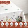 image:imageMaison d Hermine Table Cloth Rectangle Table 100 Cotton 70 x 120 Inches Tablecloth Reusable Decorative for Dining Kitchen Room Farmhouse Home Gifts for Mothers Day Spring Summer  Printemps