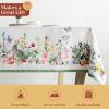 image:imageMaison d Hermine Table Cloth Rectangle Table 100 Cotton 70 x 120 Inches Tablecloth Reusable Decorative for Dining Kitchen Room Farmhouse Home Gifts for Mothers Day Spring Summer  Printemps