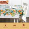 image:imageMaison d Hermine Table Cloth Square Table 100 Cotton 60 x 60 Inches Tablecloth Reusable Decorative for Dining Kitchen Room Farmhouse Home Gifts for Mothers Day Spring Summer  Agrume
