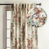 image:imageMaison d Hermine Curtains for Living Room 100 Cotton 108 inch Length One Panel Light Filtering Curtains for Windows with Rod and Loop Pockets Gifts for Mothers Day Abbeville 50 W x 108 L