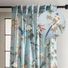 image:imageMaison d Hermine Curtains for Living Room 100 Cotton 96 inch Length One Panel Light Filtering Curtains for Windows with Rod and Loop Pockets Gifts for Mothers Day Hokuzai  Blue 50 W x 96 L