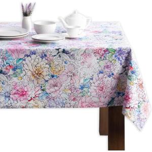 image:imageMaison d Hermine Table Cloth Rectangle Table 100 Cotton 60 x 90 Inches Tablecloth Reusable Decorative for Dining Kitchen Room Farmhouse Home Gifts for Mothers Day Spring Summer  Floral Love