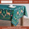 image:imageMaison d Hermine Table Cloth Rectangle Table 100 Cotton 60 x 90 Inches Fall Tablecloth Reusable Everyday Use for Thanksgiving Christmas Decorations Dining Farmhouse Party Hygge Christmas