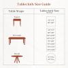 image:imageMaison d Hermine Table Cloth Rectangle Table 100 Cotton 60 x 90 Inches Fall Tablecloth Reusable Everyday Use for Thanksgiving Christmas Decorations Dining Farmhouse Party Dalida