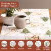 image:imageMaison d Hermine Table Runner 100 Cotton Single Layer Table Runners 48 inches Long for Thanksgiving Christmas Decorations Home Kitchen Dining Party Wedding Mountain Life 145 x 48