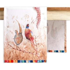image:imageMaison d Hermine Table Runner 100 Cotton Single Layer Table Runners 48 inches Long for Thanksgiving Christmas Decorations Home Kitchen Dining Party Wedding Faisan DAutomne 145 x 48