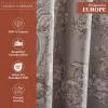 image:imageMaison d Hermine Curtains for Living Room 100 Cotton 124 inch Length One Panel Light Filtering Toile Curtains for Bedroom Windows with Rod and Loop Pockets Drapes Joli Jouy Beige 50 W x 124 L