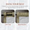 image:imageMaison d Hermine Curtains for Living Room 100 Cotton 124 inch Length Two Panel Light Filtering Curtains for Window with Rod and Loop Pockets Gifts for Mothers Day Creole  Olive Grey 50W x 124L