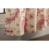 image:imageMaison d Hermine Curtains for living room 100 Cotton 96 inch length One Panel Light Filtering Toile Curtains for Bedroom Windows with rod and loop Pockets Drapes Paradise Lacquer Red 50W x 96L