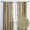 image:imageMaison d Hermine Curtains for Living Room 100 Cotton 124 inch Length Two Panel Light Filtering Curtains for Window with Rod and Loop Pockets Gifts for Mothers Day Creole  Olive Grey 50W x 124L