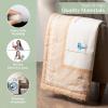 image:imageMaison d Hermine Throw Blanket for Couch Lightweight Soft Warm Breathable Cotton Throw Blankets for Bed Girls Boys Women Men Travel Living Room Gifts for Mothers Day 60 X 80 Summer Whisper09  Birdies on Wire