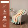 image:imageMaison d Hermine Throw Blanket for Couch Lightweight Soft Warm Breathable Cotton Throw Blankets for Bed Girls Boys Women Men Travel Living Room Gifts for Mothers Day 60 X 80 Summer Whisper39  Luxury Loft  Peach