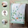 image:imageMaison d Hermine Throw Blanket for Couch Lightweight Soft Warm Breathable Cotton Throw Blankets for Bed Girls Boys Women Men Travel Living Room Gifts for Mothers Day 60 X 80 Summer Whisper14  Snowy World