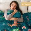 image:imageMaison d Hermine Throw Blanket for Couch Lightweight Soft Warm Breathable Cotton Throw Blankets for Bed Girls Boys Women Men Travel Living Room Gifts for Mothers Day 60 X 80 Summer Whisper30  Hygge Christmas