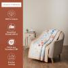 image:imageMaison d Hermine Throw Blanket for Couch Lightweight Soft Warm Breathable Cotton Throw Blankets for Bed Girls Boys Women Men Travel Living Room Gifts for Mothers Day 60 X 80 Summer Whisper41  Summer Whisper