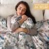 image:imageMaison d Hermine Throw Blanket for Couch Lightweight Soft Warm Breathable Cotton Throw Blankets for Bed Girls Boys Women Men Travel Living Room Gifts for Mothers Day 60 X 80 Summer Whisper05  Hokuzai