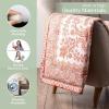 image:imageMaison d Hermine Throw Blanket for Couch Lightweight Soft Warm Breathable Cotton Throw Blankets for Bed Girls Boys Women Men Travel Living Room Gifts for Mothers Day 60 X 80 Summer Whisper07  Cachemire