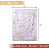 image:imageMaison d Hermine Throw Blanket for Couch Lightweight Soft Warm Breathable Cotton Throw Blankets for Bed Girls Boys Women Men Travel Living Room Gifts for Mothers Day 60 X 80 Summer Whisper36  Summer Floral