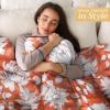 image:imageMaison d Hermine Throw Blanket for Couch Lightweight Soft Warm Breathable Cotton Throw Blankets for Bed Girls Boys Women Men Travel Living Room Gifts for Mothers Day 60 X 80 Summer Whisper34  Pretty Autumn