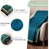 image:imageMaison d Hermine Throw Blanket for Couch Lightweight Soft Warm Breathable Cotton Throw Blankets for Bed Girls Boys Women Men Travel Living Room Gifts for Mothers Day 60 X 80 Summer Whisper22  Luxury Loft  Dark Teal