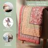 image:imageMaison d Hermine Throw Blanket for Couch Lightweight Soft Warm Breathable Cotton Throw Blankets for Bed Girls Boys Women Men Travel Living Room Gifts for Mothers Day 60 X 80 Summer Whisper04  Surya