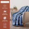 image:imageMaison d Hermine Throw Blanket for Couch Lightweight Soft Warm Breathable Cotton Throw Blankets for Bed Girls Boys Women Men Travel Living Room Gifts for Mothers Day 60 X 80 Summer Whisper29  Feuillage