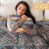 image:imageMaison d Hermine Throw Blanket for Couch Lightweight Soft Warm Breathable Cotton Throw Blankets for Bed Girls Boys Women Men Travel Living Room Gifts for Mothers Day 60 X 80 Summer Whisper06  Kerala