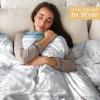 image:imageMaison d Hermine Throw Blanket for Couch Lightweight Soft Warm Breathable Cotton Throw Blankets for Bed Girls Boys Women Men Travel Living Room Gifts for Mothers Day 60 X 80 Summer Whisper19  Ice Florals