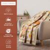 image:imageMaison d Hermine Throw Blanket for Couch Lightweight Soft Warm Breathable Cotton Throw Blankets for Bed Girls Boys Women Men Travel Living Room Gifts for Mothers Day 60 X 80 Summer Whisper35  Pumpkin Passion