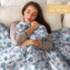 image:imageMaison d Hermine Throw Blanket for Couch Lightweight Soft Warm Breathable Cotton Throw Blankets for Bed Girls Boys Women Men Travel Living Room Gifts for Mothers Day 60 X 80 Summer Whisper08  Bonobo