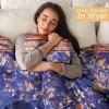 image:imageMaison d Hermine Throw Blanket for Couch Lightweight Soft Warm Breathable Cotton Throw Blankets for Bed Girls Boys Women Men Travel Living Room Gifts for Mothers Day 60 X 80 Summer Whisper15  Kelim