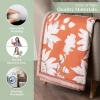 image:imageMaison d Hermine Throw Blanket for Couch Lightweight Soft Warm Breathable Cotton Throw Blankets for Bed Girls Boys Women Men Travel Living Room Gifts for Mothers Day 60 X 80 Summer Whisper34  Pretty Autumn