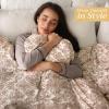 image:imageMaison d Hermine Throw Blanket for Couch Lightweight Soft Warm Breathable Cotton Throw Blankets for Bed Girls Boys Women Men Travel Living Room Gifts for Mothers Day 60 X 80 Summer Whisper40  Allure